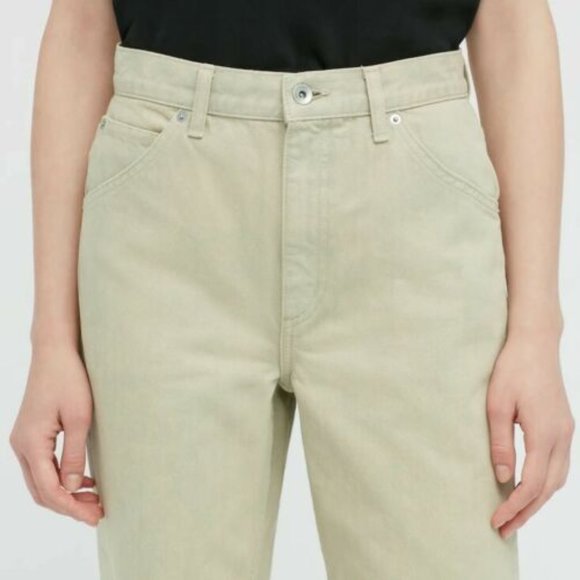 Uniqlo x Christophe Lemaire U REGULAR-FIT STRAIGHT JEANS Size 22 - Picture 5 of 8